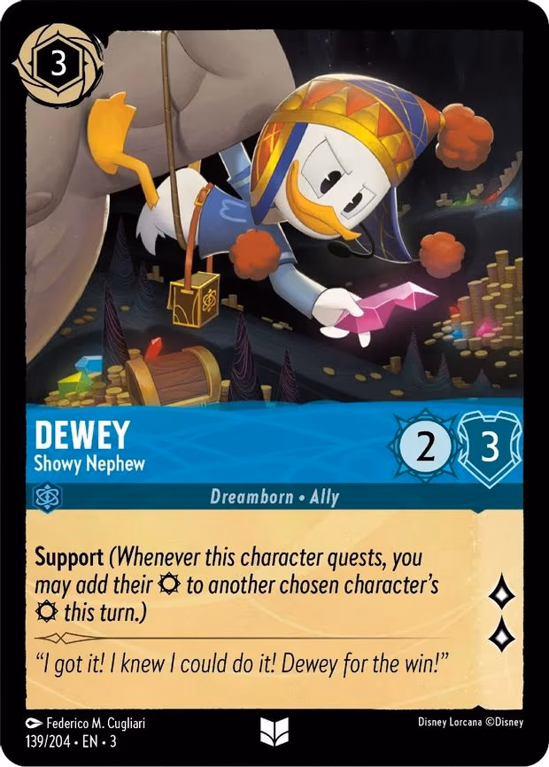 Dewey - Showy Nephew - Uncommon (139/204)