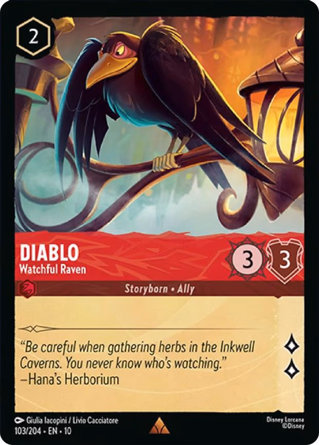 Diablo - Watchful Raven - Rare (103/204)