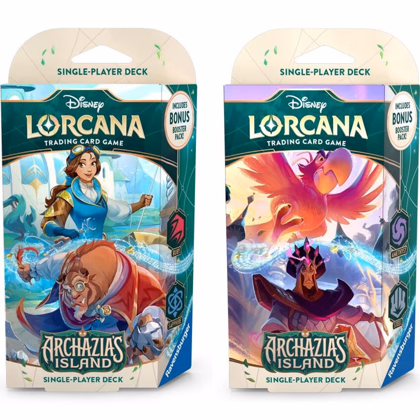 Disney Lorcana: Archazia's Island Starter Deck [Set of 2]