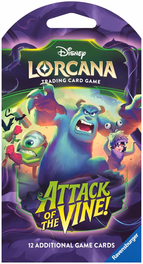 Disney Lorcana: Attack of the Vine! Sleeved Booster Pack