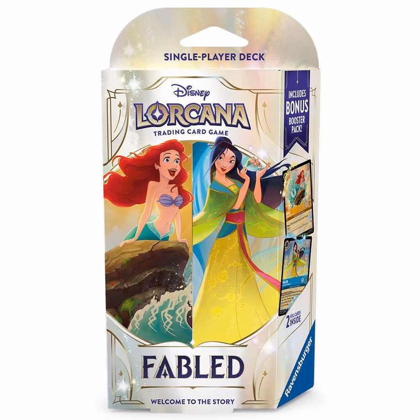 Disney Lorcana: Fabled Starter Deck (Amber & Sapphire)