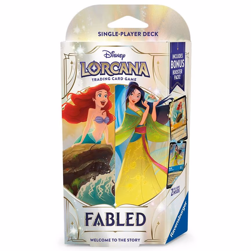 Disney Lorcana: Fabled Starter Deck (Amber & Sapphire)