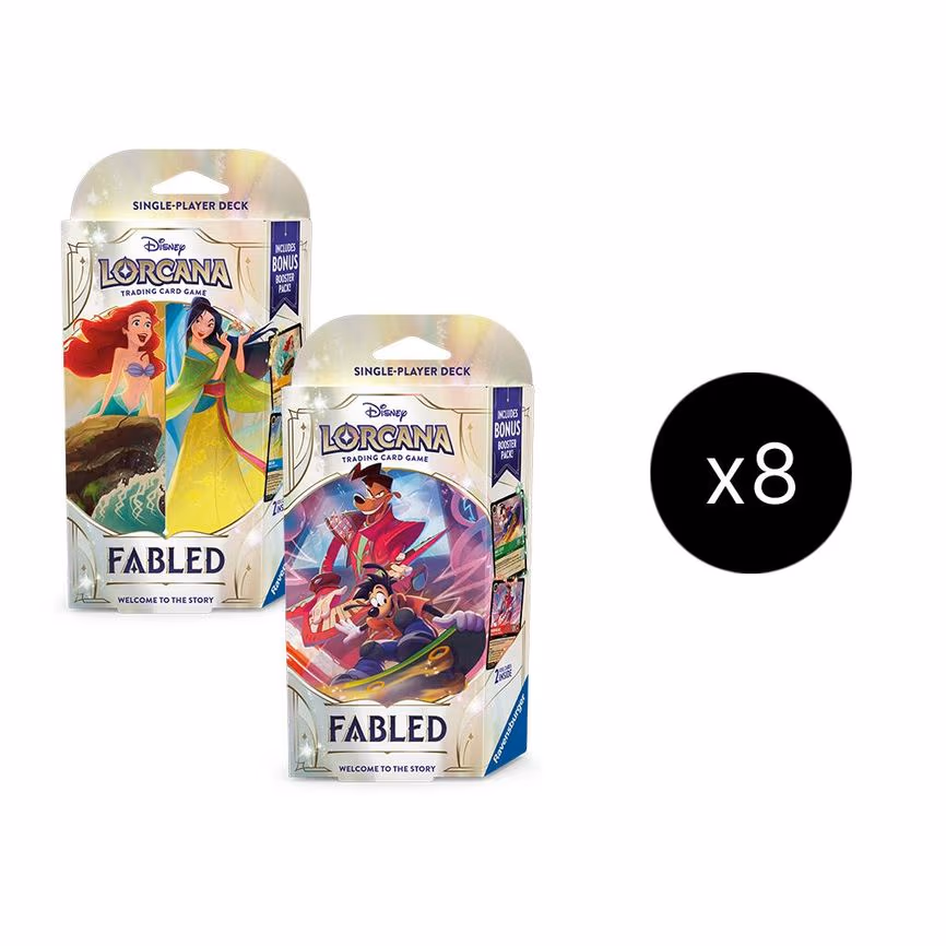 Disney Lorcana: Fabled Starter Deck Display