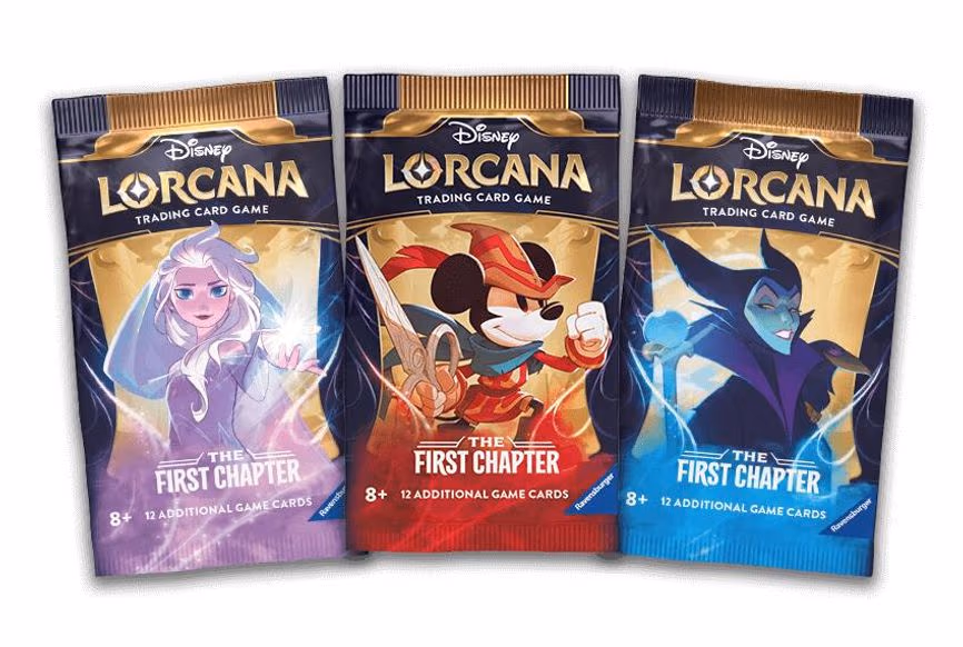 Disney Lorcana: The First Chapter Booster Pack Art Bundle [Set of 3]
