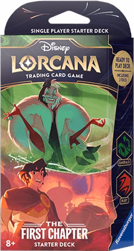 Disney Lorcana: The First Chapter Starter Deck (Emerald & Ruby)