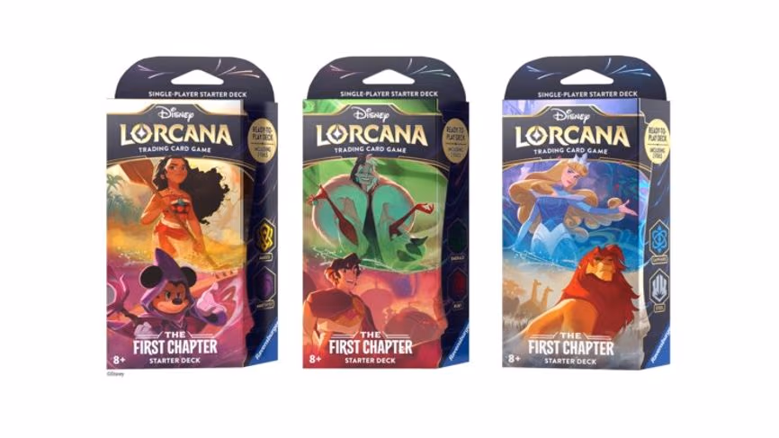 Disney Lorcana: The First Chapter Starter Deck [Set of 3]