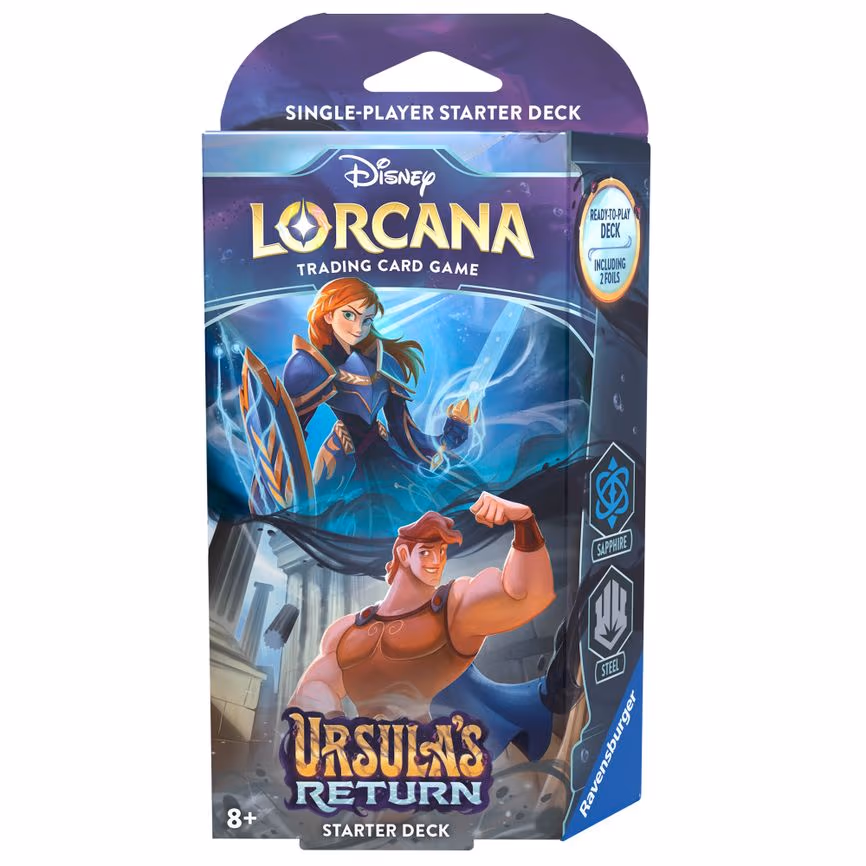 Disney Lorcana: Ursula's Return Starter Deck (Sapphire & Steel)