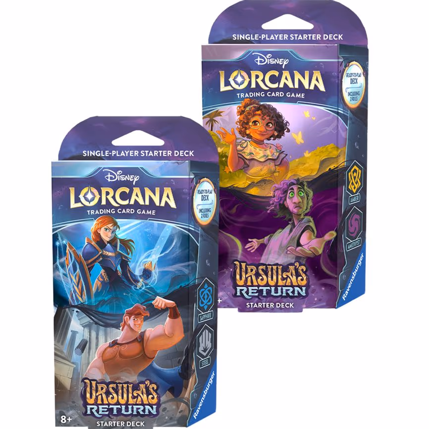 Disney Lorcana: Ursula's Return Starter Deck [Set of 2]