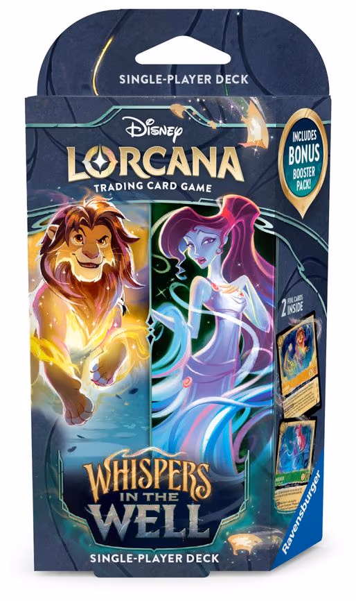 Disney Lorcana: Whispers in the Well Starter Deck (Amber & Emerald)