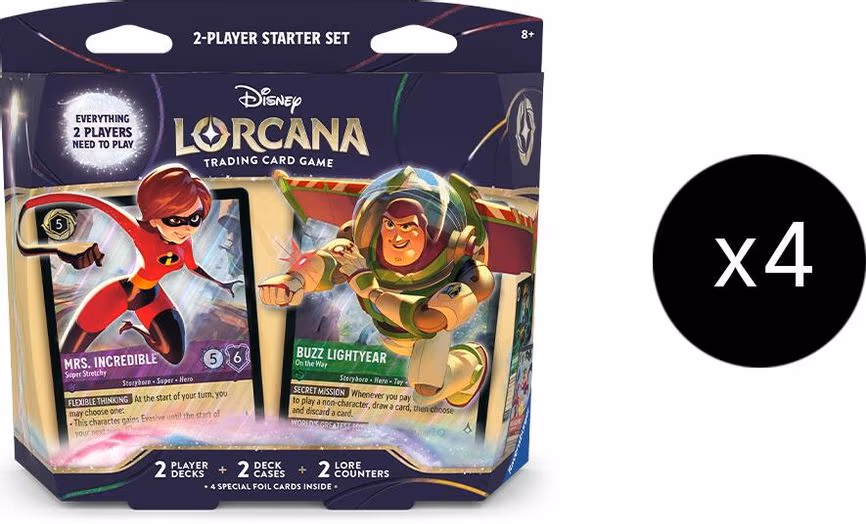 Disney Lorcana: Wilds Unknown 2-Player Starter Set Display