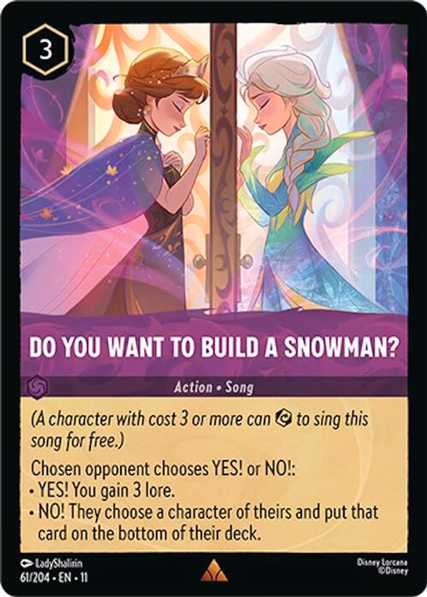 Do You Want To Build A Snowman? - Rare (61/204)
