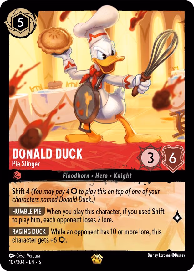 Donald Duck - Pie Slinger - Legendary (107/204)