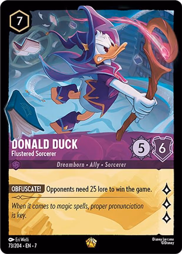 Donald Duck - Flustered Sorcerer - Legendary (73/204)