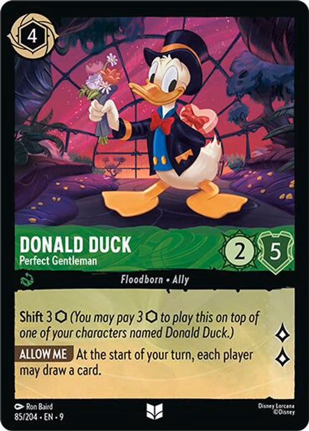Donald Duck - Perfect Gentleman - Uncommon (85/204)
