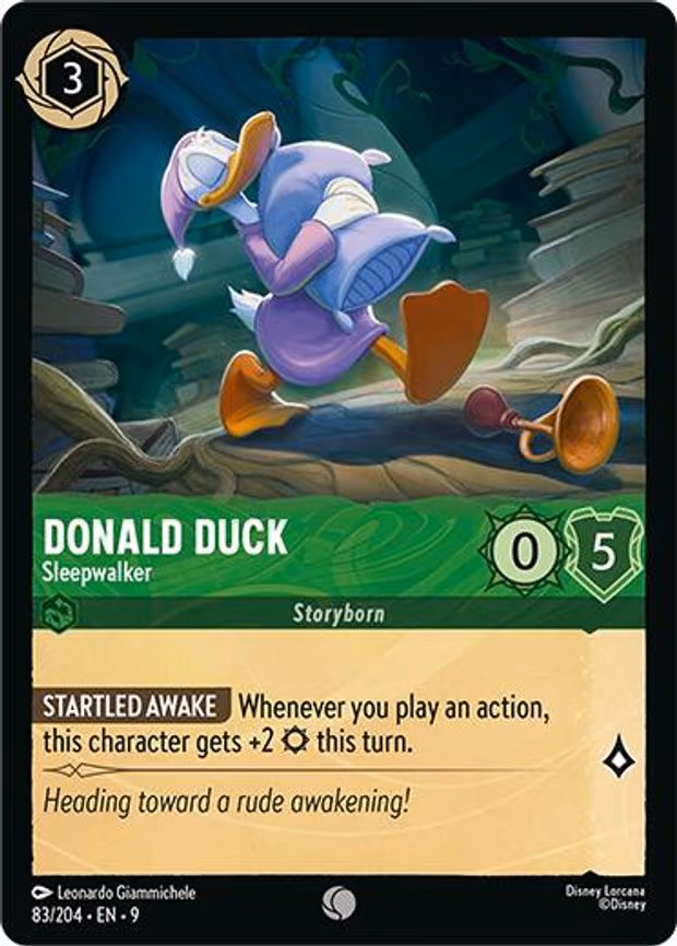 Donald Duck - Sleepwalker - Common (83/204)