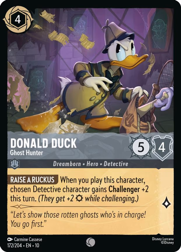 Donald Duck - Ghost Hunter - Common (172/204)