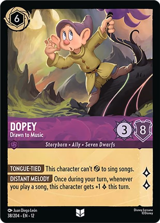 Dopey - Drawn to Music - Uncommon (38/204)