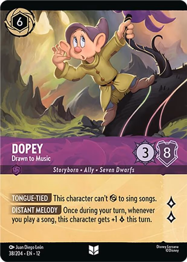 Dopey - Drawn to Music - Uncommon (38/204)