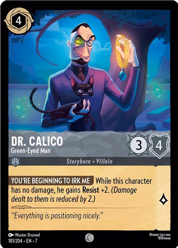 Dr. Calico - Green-Eyed Man - Common (181/204)