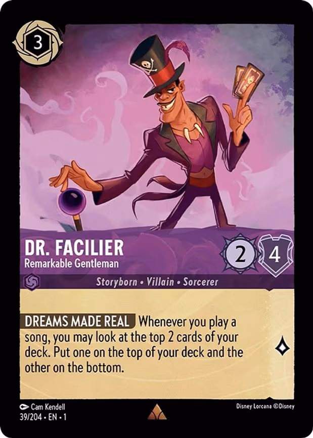 Dr. Facilier - Remarkable Gentleman - Rare (39/204)
