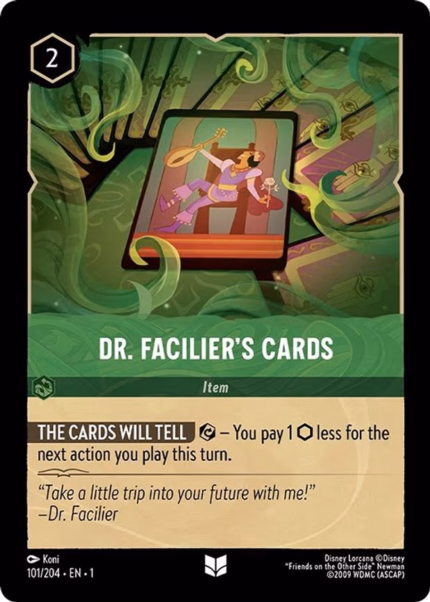 Dr. Facilier's Cards - Uncommon (101/204)