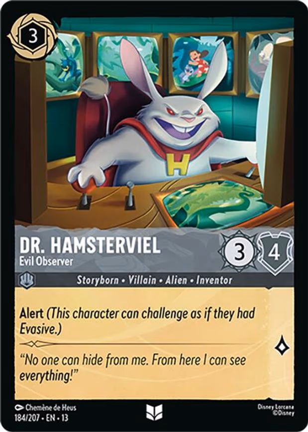 Dr. Hamsterviel - Evil Observer - Uncommon (184/204)