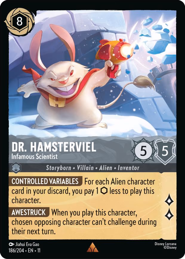 Dr. Hamsterviel - Infamous Scientist - Rare (186/204)