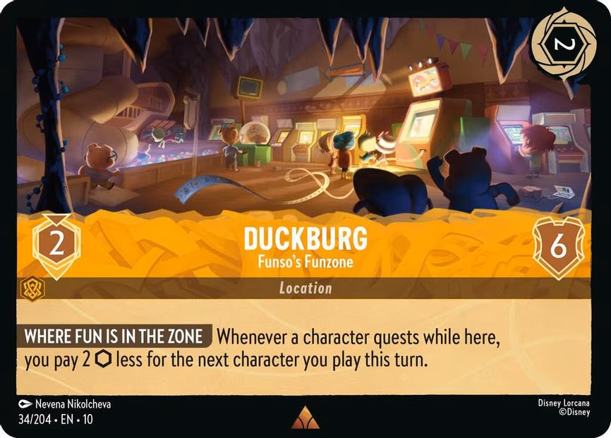 Duckburg - Funso's Funzone - Rare (34/204)