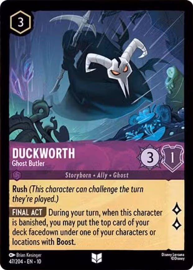 Duckworth - Ghost Butler - Uncommon (47/204)