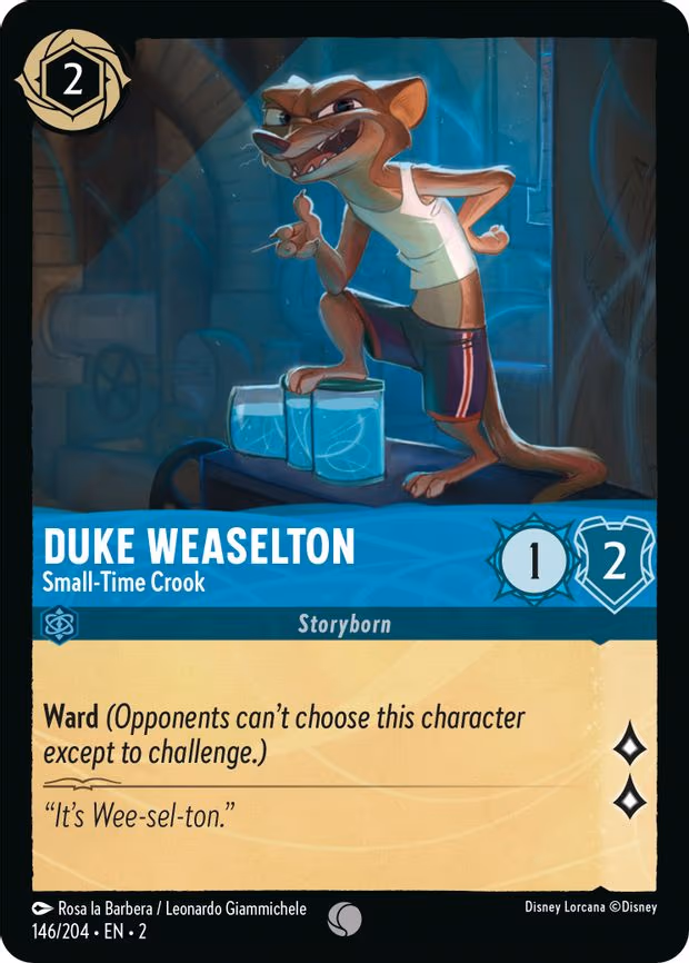 Duke Weaselton - Small-Time Crook - Common (146/204)