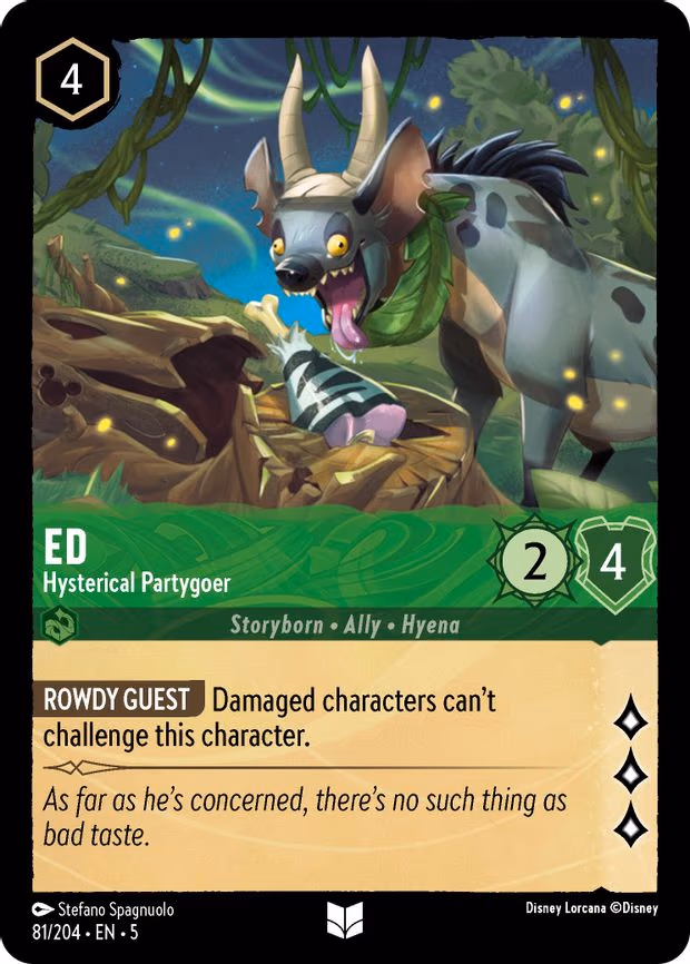 Ed - Hysterical Partygoer - Uncommon (81/204)