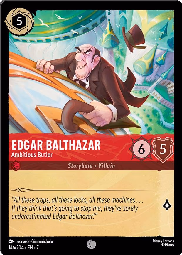 Edgar Balthazar - Ambitious Butler - Common (146/204)