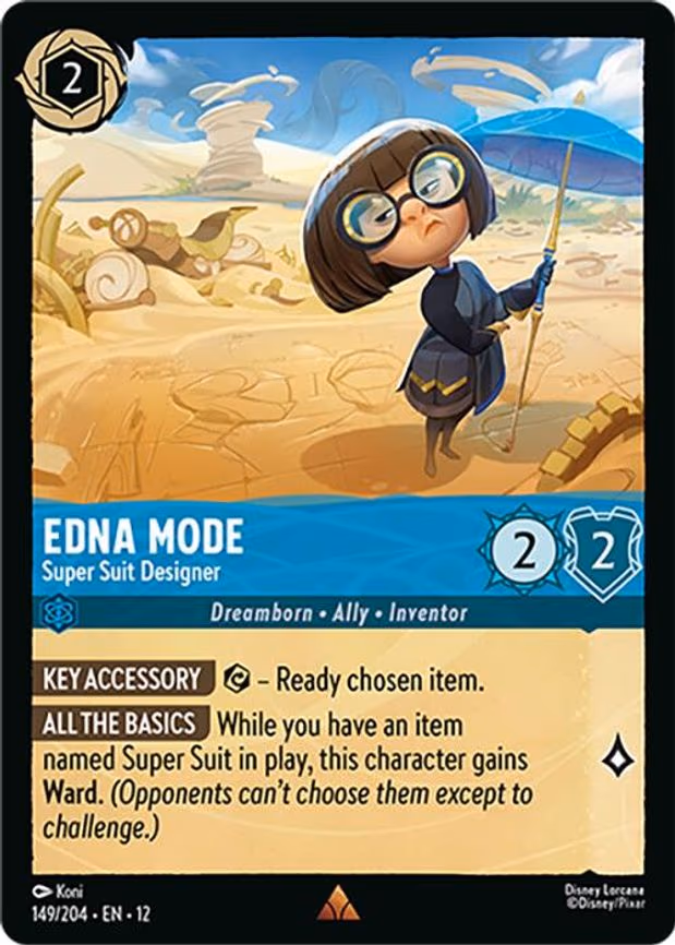 Edna Mode - Super Suit Designer - Rare (149/204)