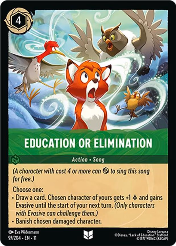 Education or Elimination - Uncommon (97/204)