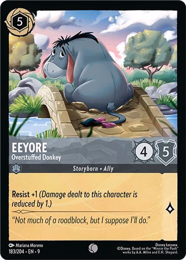 Eeyore - Overstuffed Donkey - Common (183/204)