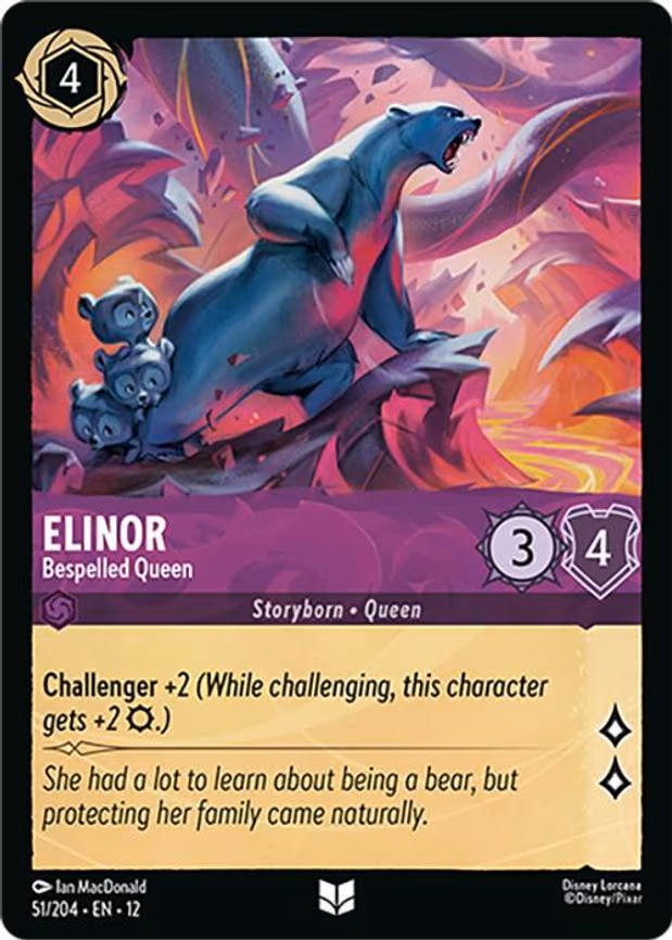 Elinor - Bespelled Queen - Uncommon (51/204)