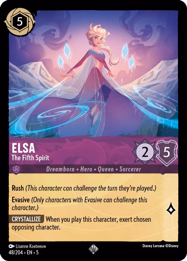 Elsa - The Fifth Spirit - Super Rare (48/204)