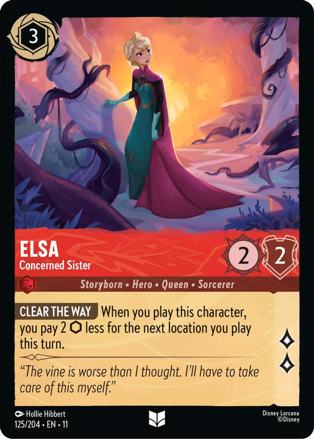 Elsa - Concerned Sister - Uncommon (125/204)