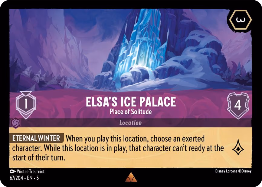 Elsa's Ice Palace - Place of Solitude - Rare (67/204)
