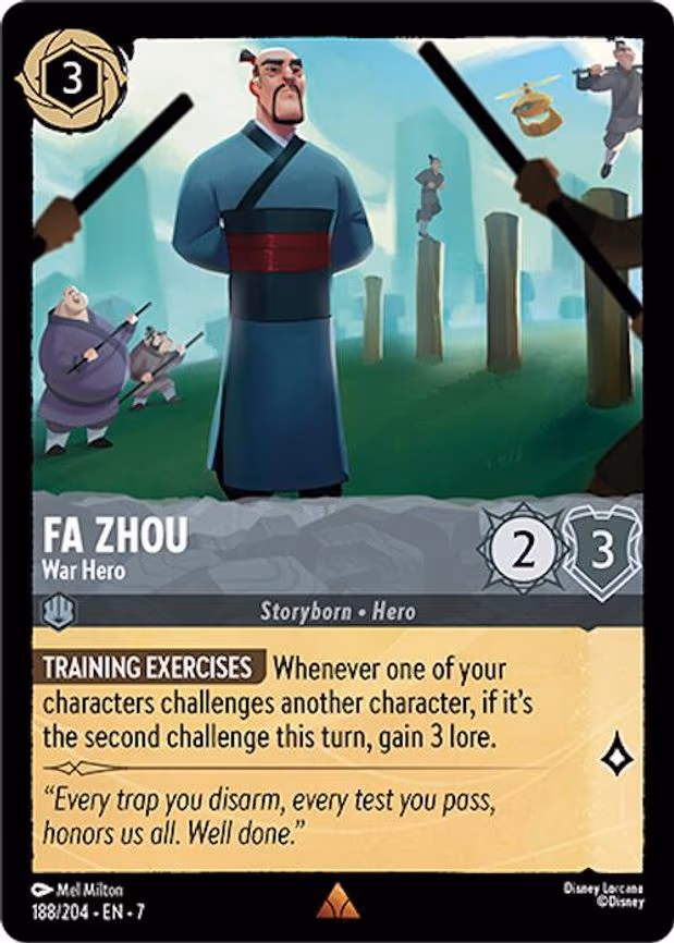 Fa Zhou - War Hero - Rare (188/204)