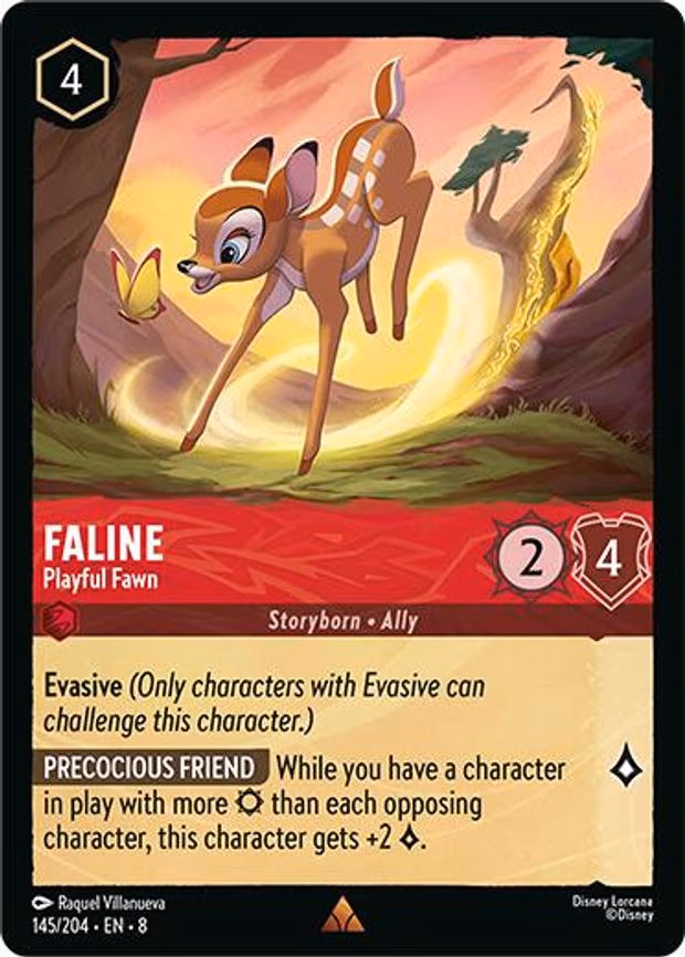 Faline - Playful Fawn - Rare (145/204)