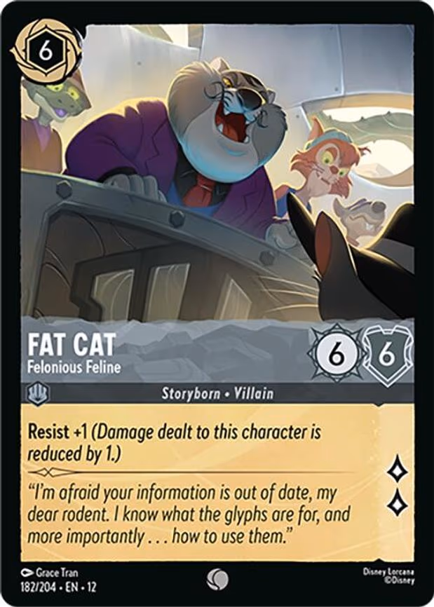Fat Cat - Felonious Feline - Common (182/204)