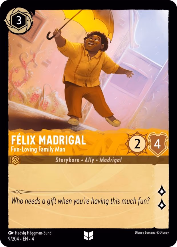 Felix Madrigal - Fun-Loving Family Man - Uncommon (9/204)