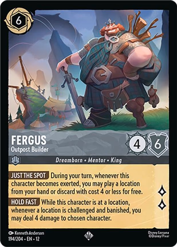 Fergus - Outpost Builder - Super Rare (194/204)