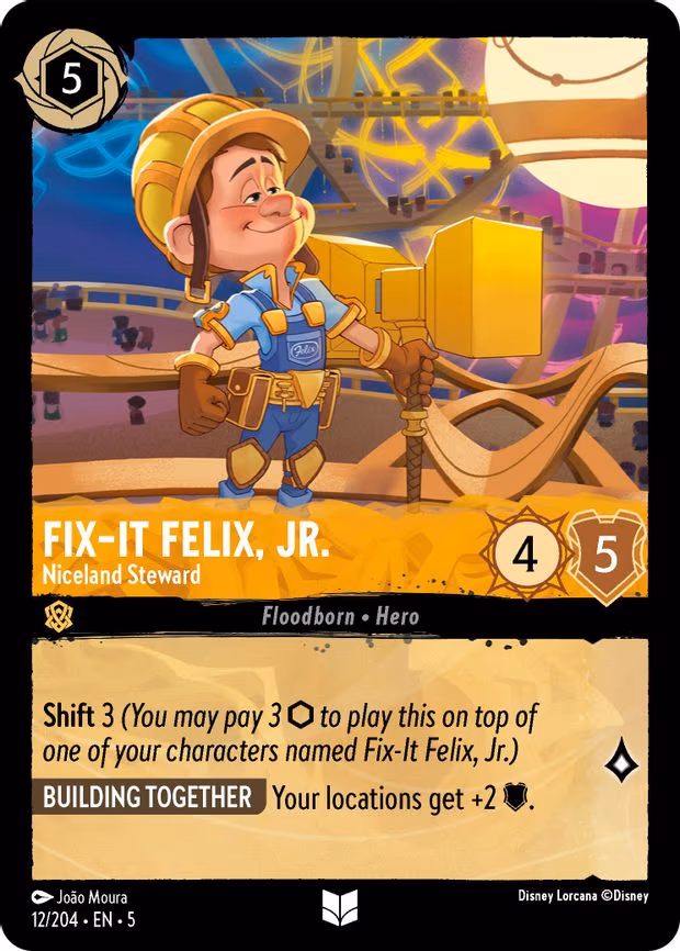 Fix-It Felix, Jr. - Niceland Steward - Uncommon (12/204)