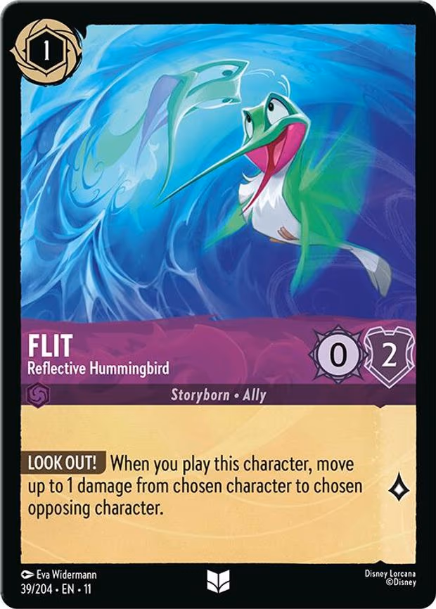 Flit - Reflective Hummingbird - Uncommon (39/204)