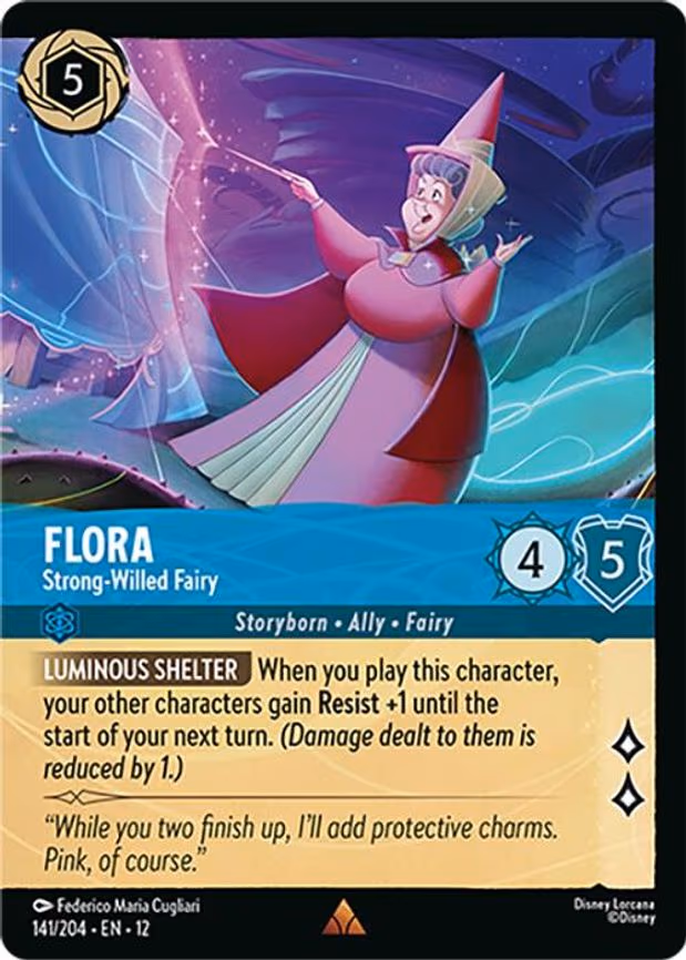 Flora - Strong-Willed Fairy - Rare (141/204)