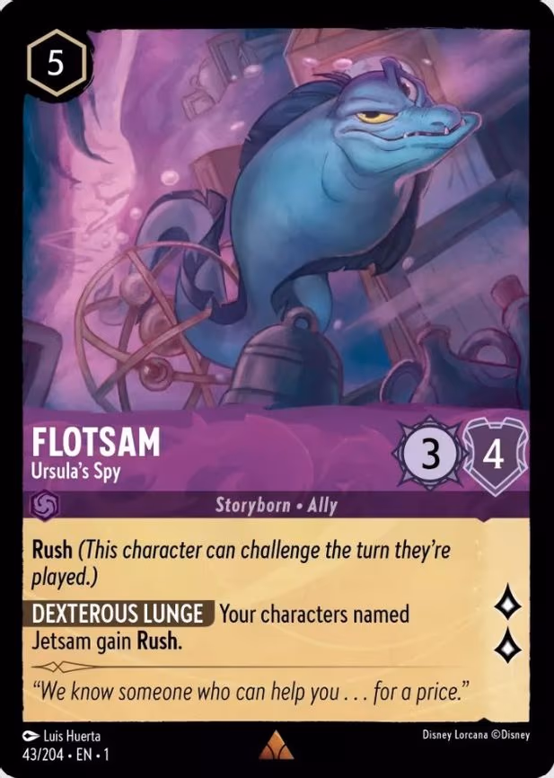 Flotsam - Ursula's Spy - Rare (43/204)