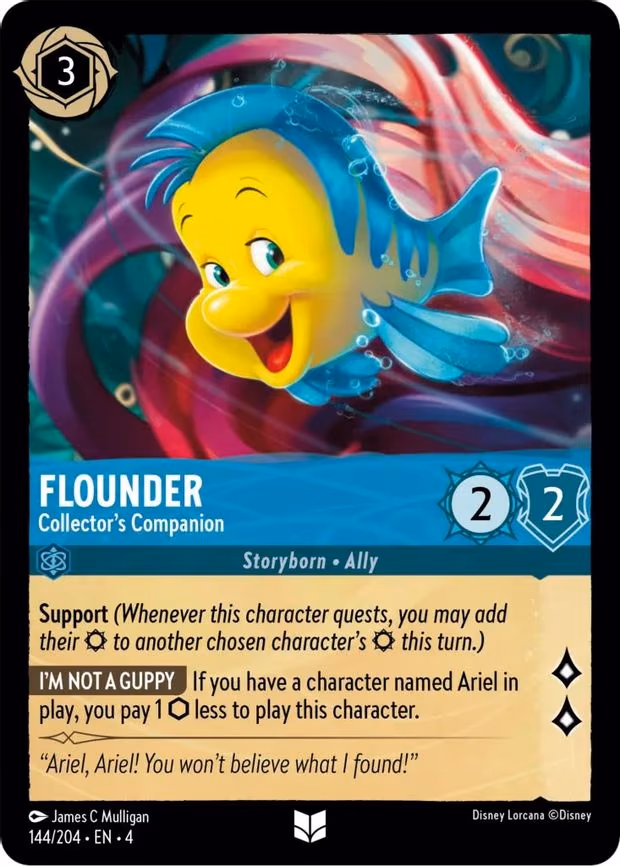 Flounder - Collector's Companion - Uncommon (144/204)