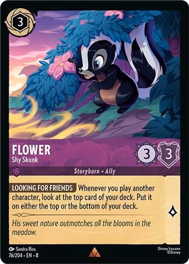 Flower - Shy Skunk - Rare (76/204)